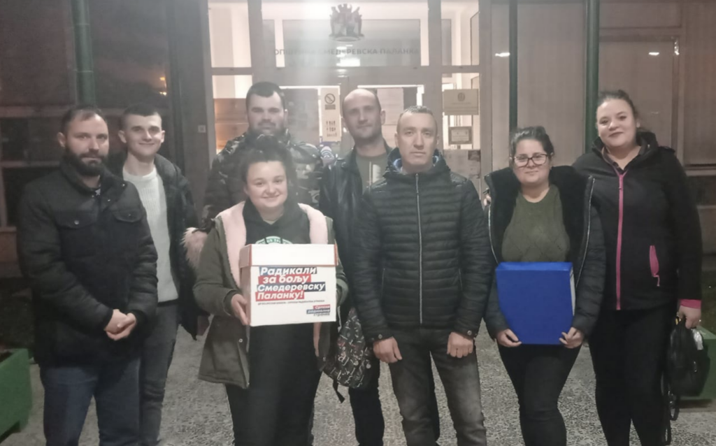 РАДИКАЛИМА У СМЕДЕРЕВСКОЈ ПАЛАНЦИ ПРОГЛАШЕНА ЛИСТА ЗА ЛОКАЛНЕ ИЗБОРЕ