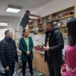 НИКОЛА ВУЧЕН СА САРАДНИЦИМА ОБИШАО РАДОВЕ У ДНЕВНОМ БОРАВКУ ПУЖ