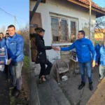 СРПСКА НАПРЕДНА СТРАНКА УРУЧИЛА ПОМОЋ ПОРОДИЦИ ГАЈИЋ У СЕЛУ ГЛИБОВАЦ КОД СМЕДЕРЕВСКЕ ПАЛАНКЕ