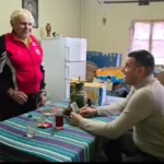 Председник општине Смедеревска Паланка Никола Вучен у посети мештанину Голобока