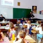 Предавање о безбедности деце у саобраћају у ОШ „Милија Ракић“ у Церовцу